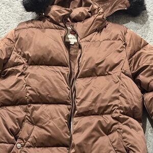 Women's Brown Puffer Jacket